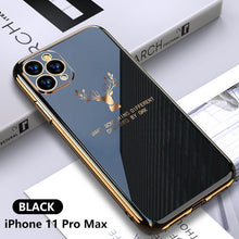 Load image into Gallery viewer, 2021 Deer Pattern Camera All-inclusive Electroplating Process iPhone Case