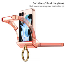 Load image into Gallery viewer, Magnetic MagSafe Airbag Ring Hinge Phone Case For Samsung Galaxy Z Flip5 Flip4 Flip3