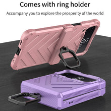 Load image into Gallery viewer, Magnetic Armor Ring Holder Case For Samsung Galaxy Z Flip3 5G