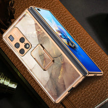 Load image into Gallery viewer, Luxury Plating Glass Anti-knock Protective Hard Edge Cover For Huawei Mate X2