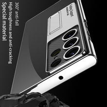 Load image into Gallery viewer, Magnetic Bracket Electroplated Soft Clear Phone Case For Samsung Galaxy S23 S22 Ultra Plus