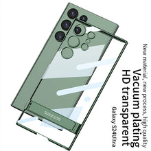 Load image into Gallery viewer, Electroplating Invisible Bracket Phone Case For Samsung Galaxy S24 S23 Ultra Plus