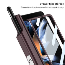 Load image into Gallery viewer, Magnetic Magsafe Wireless Charge Toughened Film Integrated Case With Bracket Pen Box For Samsung Galaxy Z Fold 4 5G