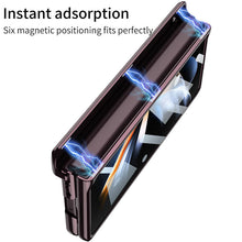 Load image into Gallery viewer, Electroplated Transparent Magnetic Hinge All-included Phone Case With Back Screen Protector For Samsung Galaxy Z Fold5 Fold4 - mycasety2023 Mycasety