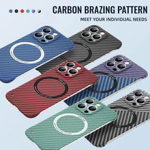 Load image into Gallery viewer, Hot Sale Carbon Fiber Magnetic Case for iPhone - mycasety2023 Mycasety