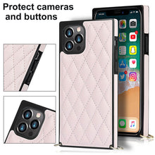 Load image into Gallery viewer, 2021 Luxury Brand Diamond Chain Diagonal Protective Case For iPhone