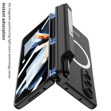 Load image into Gallery viewer, Magnetic Magsafe Wireless Charge Toughened Film Integrated Case With Bracket Pen Box For Samsung Galaxy Z Fold 4 5G