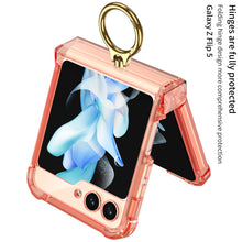 Load image into Gallery viewer, Magnetic MagSafe Airbag Ring Hinge Phone Case For Samsung Galaxy Z Flip5 Flip4 Flip3