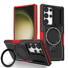 Load image into Gallery viewer, Magnetic Holder Lens Protection Sliding Window Phone Case For Samsung