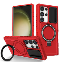 Load image into Gallery viewer, Magnetic Holder Lens Protection Sliding Window Phone Case For Samsung
