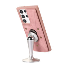 Load image into Gallery viewer, Luxurious Leather Card Holder Magnetic Bracket Anti-fall Protective Phone Case For Samsung Galaxy