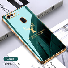 Load image into Gallery viewer, 2021 Luxury Deer Pattern Camera All-inclusive Electroplating Process Case For OPPO Reno 4 3 Pro R17 Pro Find X