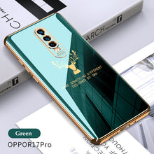 Load image into Gallery viewer, 2021 Luxury Deer Pattern Camera All-inclusive Electroplating Process Case For OPPO Reno 4 3 Pro R17 Pro Find X