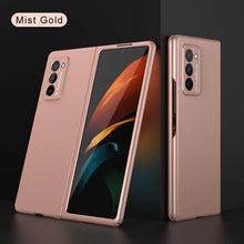Load image into Gallery viewer, Luxury Plating Glass Case Anti-knock Protective Hard Edge Cover For Samsung Galaxy Z Fold 2 5G