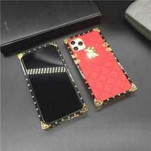 Load image into Gallery viewer, 2020 Luxury Square Plaid Case for iPhone