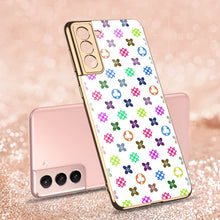 Load image into Gallery viewer, 2021 Luxury Deer Pattern Plating Anti-knock Protection Tempered Glass Case For Samsung S21 S21 Plus S21 Ultra