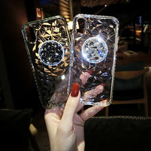 Load image into Gallery viewer, Diamante Pattern Mobile Phone Case iPhone(with AirBag Bracket)