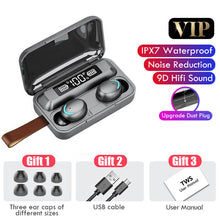 Load image into Gallery viewer, TWS Bluetooth 5.0 Earphones 2200mAh Charging Box Wireless Headphone 9D Stereo Sports Waterproof Headsets With Microphone