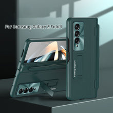 Load image into Gallery viewer, Central Axis With Pen Folding Anti-Fall Shell Film Integrated Leather Phone Case For Samsung Galaxy fold4 fold3 5G - mycasety2023 Mycasety