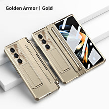 Load image into Gallery viewer, Armor Electroplated Anti-fall Protective Phone Case For Samsung Galaxy Z Fold3/4/5 With Back Screen Glass