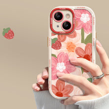 Load image into Gallery viewer, Oil Painting Strawberry Flower Bracelet iPhone Case - mycasety2023 Mycasety
