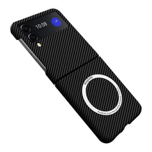 Load image into Gallery viewer, Samsung Galaxy Z Flip 4 | Magnetic Carbon Fiber Phone Case - mycasety2023 Mycasety