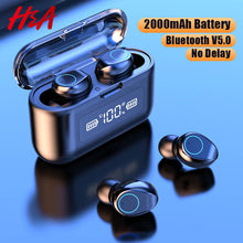 Load image into Gallery viewer, 2021 Wireless Bluetooth Touch Control Sports Waterproof Earphone With Microphone