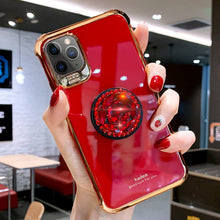 Load image into Gallery viewer, 2021 Luxury Anti-Fall iPhone Case With Diamond Ring