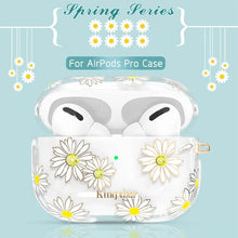 Load image into Gallery viewer, 2021 Fashion Discoloration Flower Crystal Protective AirPods Pro Case
