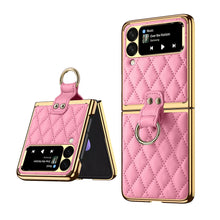 Load image into Gallery viewer, Electorplated Leather Soft Shell For Samsung Galaxy S23 Ultra Z Flip3/4 Fold3/4 Series - {{ shop_name}} varyfun