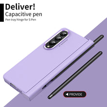Load image into Gallery viewer, 2 Pcs Lens Ring for Samsung Z Fold 4 Hinge Case With Pen Slot Add Touch Pen for Galaxy Z Fold 4 5G