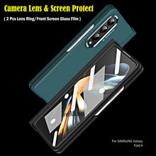 Load image into Gallery viewer, 2 Pcs Lens Ring for Samsung Z Fold 4 Hinge Case With Pen Slot Add Touch Pen for Galaxy Z Fold 4 5G