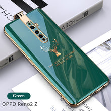Load image into Gallery viewer, 2021 Luxury Deer Pattern Camera All-inclusive Electroplating Process Case For OPPO Reno 4 3 Pro R17 Pro Find X
