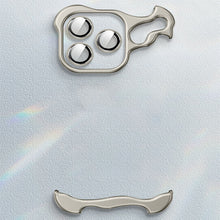 Load image into Gallery viewer, Frameless Aluminum Alloy Metal Corner Pad Anti-Fall Phone Case With Lens Protective Film For iPhone