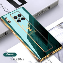 Load image into Gallery viewer, 2021 Luxury Deer Pattern Camera All-inclusive Electroplating Process Case For Huawei