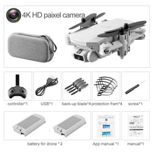 Load image into Gallery viewer, FLASH⚡SALE I 2021 New Mini Drone 4K 1080P HD Camera WiFi Fpv Air Pressure Altitude Hold Black And Gray Foldable Quadcopter RC Dron Toy