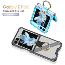 Load image into Gallery viewer, Airbag Protection Phone Case With Ring Holder For Samsung Galaxy Z Flip5 Flip4 Flip3 5G - mycasety2023 Mycasety
