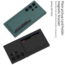 Load image into Gallery viewer, Leather Protective Phone Case With Card Holder For Samsung Galaxy S24 S23 Ultra Plus