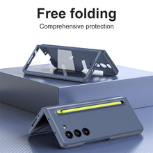Load image into Gallery viewer, Anti-fall Protective Phone Case With Pen Tray Shell and Film For Samsung Galaxy Z Fold5 Fold4 Fold3 - mycasety2023 Mycasety