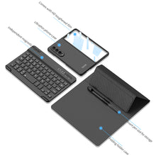 Load image into Gallery viewer, Bluetooth 3.0 Keyboard Magnetic All-inclusive Leather Cover For Samsung Galaxy Z Fold3 Fold4 5G Come With keyboard+Holster Bracket+Phone Case+Capacitive Pen