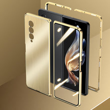 Load image into Gallery viewer, Samsung Galaxy Z Flip 3 Magnetic Brushed Metal Anti-fall Protective Cover For Galaxy Z Fold 3