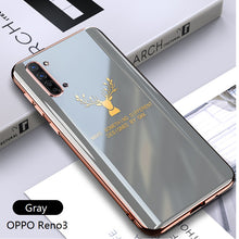 Load image into Gallery viewer, 2021 Luxury Deer Pattern Camera All-inclusive Electroplating Process Case For OPPO Reno 4 3 Pro R17 Pro Find X