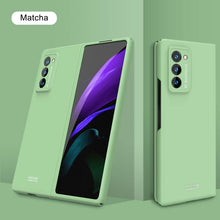 Load image into Gallery viewer, Luxury Plating Glass Case Anti-knock Protective Hard Edge Cover For Samsung Galaxy Z Fold 2 5G