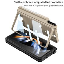 Load image into Gallery viewer, Magnetic Magsafe Wireless Charge Toughened Film Integrated Case With Bracket Pen Box For Samsung Galaxy Z Fold 4 5G