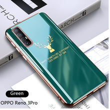 Load image into Gallery viewer, 2021 Luxury Deer Pattern Camera All-inclusive Electroplating Process Case For OPPO Reno 4 3 Pro R17 Pro Find X