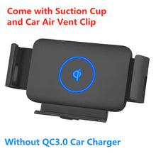 Load image into Gallery viewer, Automatic Clamping Car Wireless Charger for Samsung Galaxy Z Fold 3 2 Note20 S22 S21 S20 iPhone 13 12 11 XS Max Air Vent Mount Phone Holder