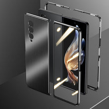 Load image into Gallery viewer, Samsung Galaxy Z Flip 3 Magnetic Brushed Metal Anti-fall Protective Cover For Galaxy Z Fold 3