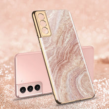 Load image into Gallery viewer, 2021 Fashion Plating Pattern Camera All-inclusive Electroplating Process Case For Samsung S21 Ultra S21 Plus S21