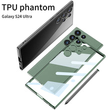 Load image into Gallery viewer, Transparent Electroplating Phone Case For Samsung Galaxy S24 S23 Ultra Plus