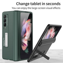 Load image into Gallery viewer, Amazing Magnetic Frame Plastic Stand All-included Case For Samsung Galaxy Z Fold 3 5G Mate X
